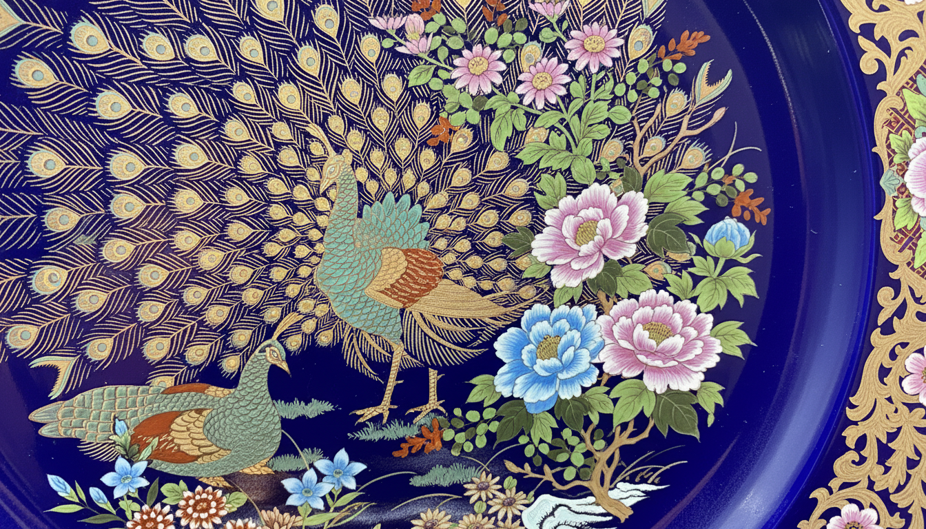 luxury peacock plate (taous plate) luxury peacock plate (taous plate)