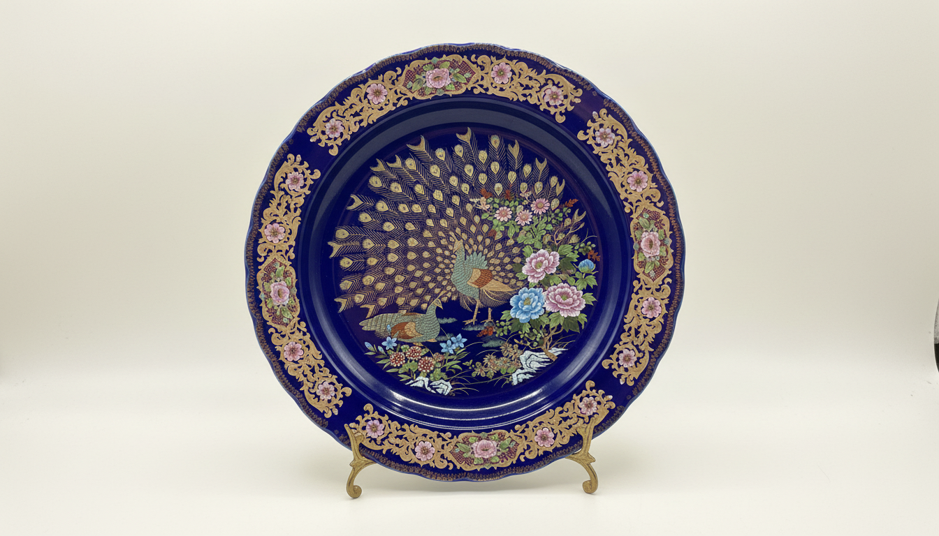 luxury peacock plate (taous plate) luxury peacock plate (taous plate)