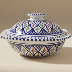 Home moroccan soup bowl